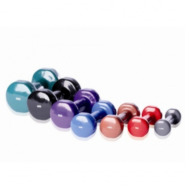 Lifemaxx Vinyl Dumbbellset Paars 3 kg LMX 1150 